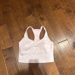 Fabletics Pink Racerback Sports Bra